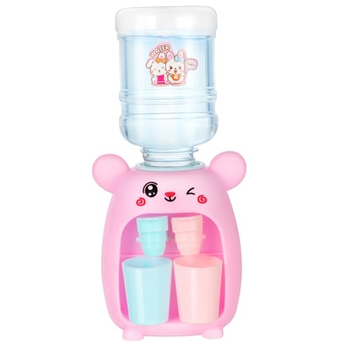 GLSTOY Wasserspender Für Kinder Schwimmbad Spielset Für Kleinkinder Wasserspender Spielzeug Kinder Badespielzeug Für Kinder Babybadewanne Heimszene Spielzeug Tank Maschine Plastik Rosa von GLSTOY