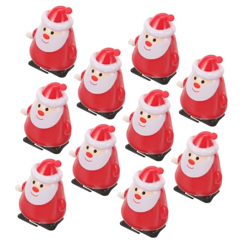 GLSTOY Weihnachts Für Lustiges Aufziehspielzeug Weihnachtsmann Aufziehspielzeug Pädagogisches Für Festival Roter Kunststoff GLSTOY Weihnachts Für Lustiges Aufziehspielzeug Weihnachtsmann Aufziehspielzeug Pädagogisches Für Festival Roter Kunststoff von GLSTOY