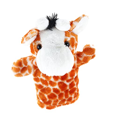 GLSTOY üsch Giraffe Handpuppe Für Weiches Zum Geschichtenerzählen Und Ideal Für Babys Und Kleinkinder Fördert Die Kreativität Und Interaktion von GLSTOY