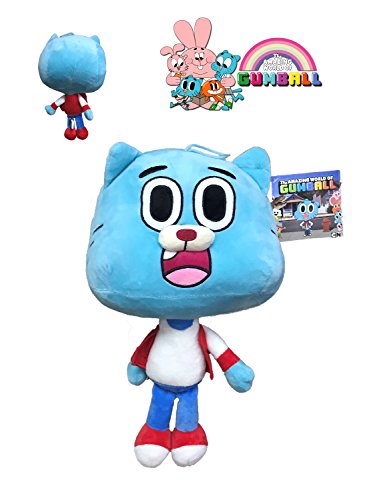 GMBALL Die Fantastische Welt von Gumball - Plüsch Gumball Persönlichkeit blau 40cm/15 - Gute Qualität - azul- von GMBALL