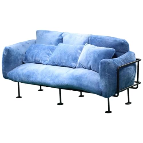 1/6 Miniatur-Sofa-Set mit Samtkissen und stabilem Eisenrahmen für Puppenhaus Wohnzimmer Szene Display Dekoration Miniaturmöbel 1/6 Miniatur-Sofa-Set mit Samtkissen und stabilem Eisenrahmen für Puppenhaus Wohnzimmer Szene Display Dekoration Miniaturmöbel von GMBYLBY