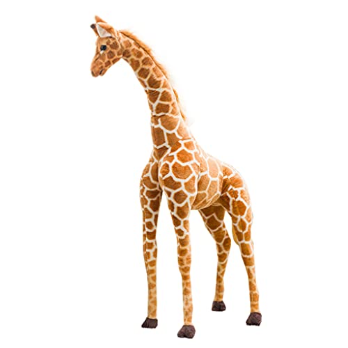 GMBYLBY 60/80 cm 3D Plüsch Giraffe Große Wurf Weichen Schlafen Spielzeug Kinderzimmer Ornament Geschenk von GMBYLBY
