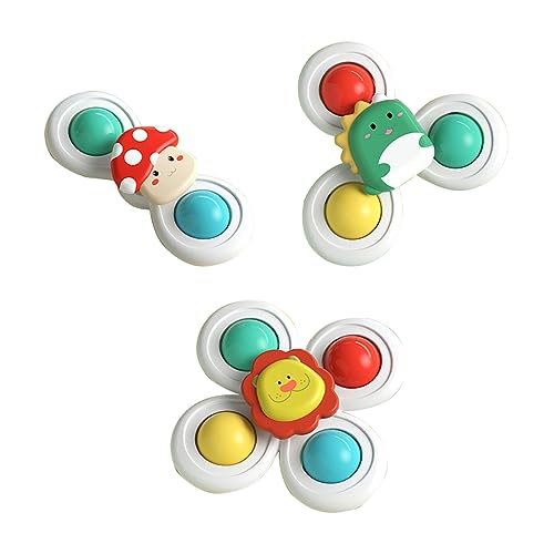 GMBYLBY Baby Rassel Spielzeug Spinner Neugeborenen Dusche Geschenk Spinner Spielzeug Cartoon Tiere Neugeborenen Hochstuhl Esszimmer Stuhl Halterung von GMBYLBY