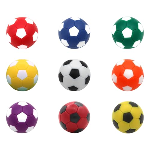 GMBYLBY Bälle, offizielles Spiel, 9-teilig, 36 mm, Ersatzfußball, kleines Zubehör GMBYLBY Bälle, offizielles Spiel, 9-teilig, 36 mm, Ersatzfußball, kleines Zubehör von GMBYLBY