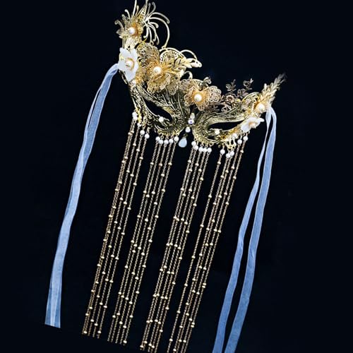 GMBYLBY Elegante Quasten Gesichtsschleimmaske Anmutige Quasten Gesichtsbekleidung Für Fotografen Und Modelle In Kulturellen Umgebungen GMBYLBY Elegante Quasten Gesichtsschleimmaske Anmutige Quasten Gesichtsbekleidung Für Fotografen Und Modelle In Kulturellen Umgebungen von GMBYLBY