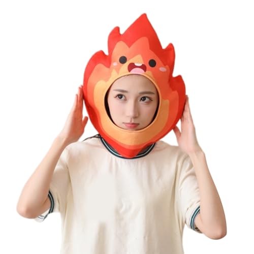 GMBYLBY Flammenförmiges Design Totenkopf Hut Kostüm Requisiten Kopfbedeckung für Themenpartys Halloween und Karneval Fotografie Requisiten Cosplay GMBYLBY Flammenförmiges Design Totenkopf Hut Kostüm Requisiten Kopfbedeckung für Themenpartys Halloween und Karneval Fotografie Requisiten Cosplay von GMBYLBY