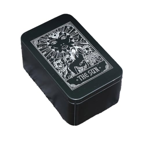 GMBYLBY Rechteckige Kartenbox Spielkarten Tarot Behälter Schmuck Aufbewahrungskoffer Verpackung Leere Karten Aufbewahrungsbox von GMBYLBY