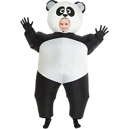 GMBYLBY Tierisches Aufblasbares Kostüm Panda Maskottchen Kostüm Halloween Kostüm Aufblasbares Panda Kostüm Lustiges Aufblasbares Kostüm Aufblasbares Panda Kostüm von GMBYLBY