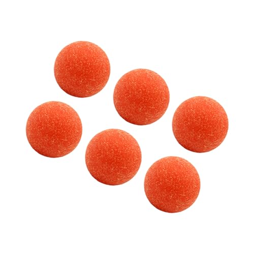 GMBYLBY Tischfußballen, 6 Stück, strukturiert, mit matten, nicht rutschenden Oberflächen, Ball für Tischfußball, mit Zubehör für den Tischfußball. GMBYLBY Tischfußballen, 6 Stück, strukturiert, mit matten, nicht rutschenden Oberflächen, Ball für Tischfußball, mit Zubehör für den Tischfußball. von GMBYLBY