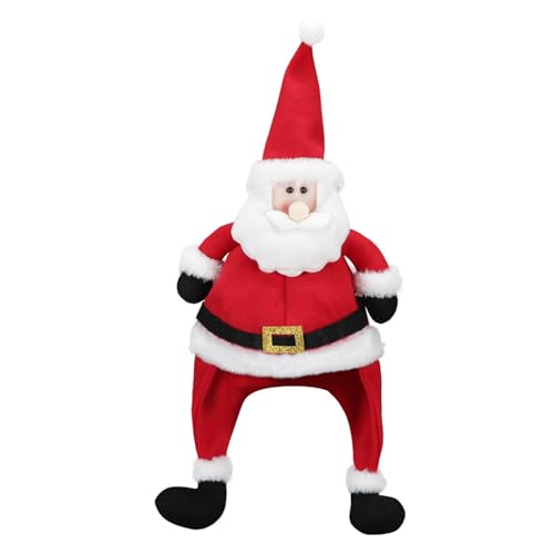 GMBYLBY Weihnachtszubehör Für Erwachsene Kopfbedeckung Weicher Polyester Santa Form Für Schul Und Firmenveranstaltungsfeiern Vorräte von GMBYLBY