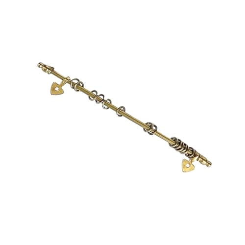 Handcrafts Goldene Miniatur-Gardinenstange Modell Figur für 1/12 Puppenhaus Schlafzimmer Szene Display Zubehör Puppenhaus Zubehör Möbel Handcrafts Goldene Miniatur-Gardinenstange Modell Figur für 1/12 Puppenhaus Schlafzimmer Szene Display Zubehör Puppenhaus Zubehör Möbel von GMBYLBY