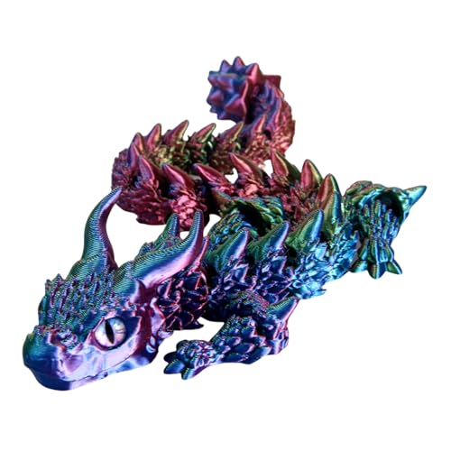 GMBYLBY Metallic Dragon Zappeln Spielzeug Flexible Stressabbau Figur Für Kinder Und Erwachsene Tragbare Artikulierte Design Office Desk Dragon Ornament GMBYLBY Metallic Dragon Zappeln Spielzeug Flexible Stressabbau Figur Für Kinder Und Erwachsene Tragbare Artikulierte Design Office Desk Dragon Ornament von GMBYLBY