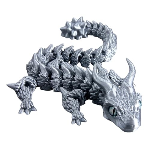 GMBYLBY Metallic Dragon Zappeln Spielzeug Flexible Stressabbau Figur Für Kinder Und Erwachsene Tragbare Artikulierte Design Office Desk Dragon Ornament GMBYLBY Metallic Dragon Zappeln Spielzeug Flexible Stressabbau Figur Für Kinder Und Erwachsene Tragbare Artikulierte Design Office Desk Dragon Ornament von GMBYLBY