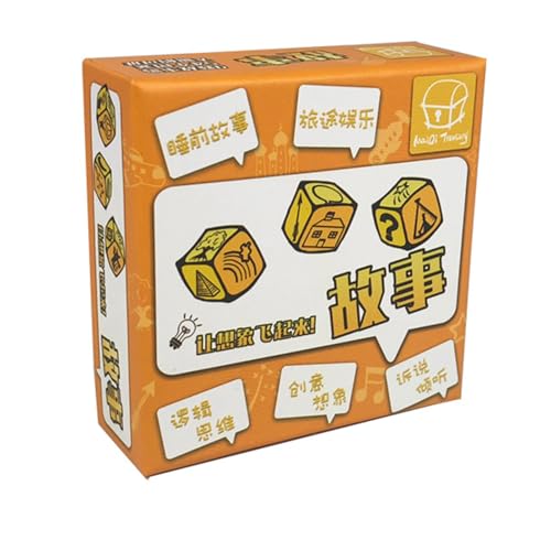 GMBYLBY Puzzle Spielwürfel Happy Trip Würfel Story Würfel Würfel Set Happy Story Würfel Spielzeug Multifunktionale Würfel Erzählende Spielwürfel von GMBYLBY