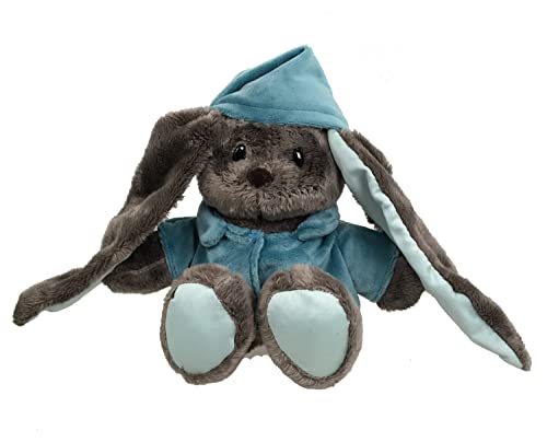 GMMH Plüschtier Stofftier Bär Hase Teddybär Fuchs, 20 cm Hoch (Hase Pyjama Blau), Osterhase Kuscheltier Plüsch Plüschtiere Kuscheltiere von GMMH