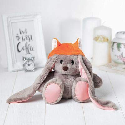 GMMH Plüschtier Hase Zaika Li in Pink 25 cm Plüsch Plüschtiere Kuscheltiere (mit Hut Fuchs) von GMMH