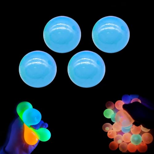 Glorbs Balls, Dream Balls, Glorbs Sticky Balls, Dream Balls Glow in The Dark That Stick, Glow in The Dark Sticky Balls That Stick to The Ceiling, Dream Balls Stress Balls for Adults (Blue) von GMSA