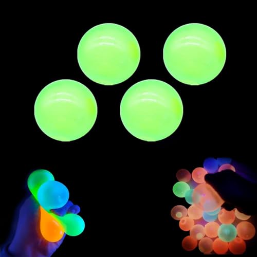 Glorbs Balls, Dream Balls, Glorbs Sticky Balls, Dream Balls Glow in The Dark That Stick, Glow in The Dark Sticky Balls That Stick to The Ceiling, Dream Balls Stress Balls for Adults (Green) von GMSA