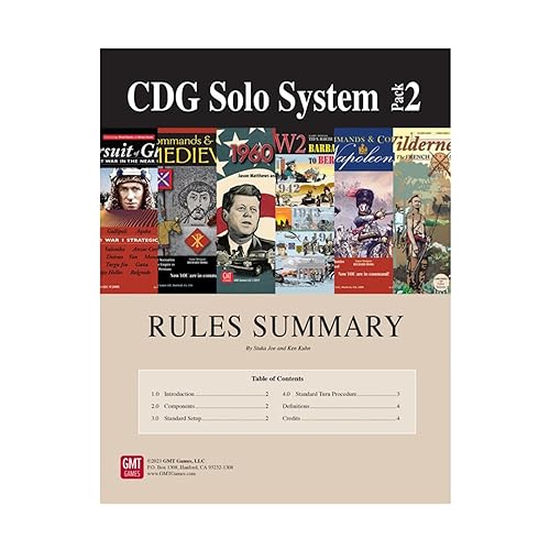 CDG Solo System Pack #2 (Exp.) (engl.) von GMT Games Inc.