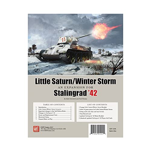 Stalingrad '42: Little Saturn/Winter Storm (Exp.) (engl.) von GMT Games