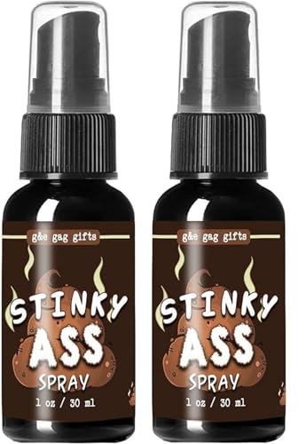 GNAUMORE Streich Furz Spray, Stinky Liquid Fart,Tricky Liquid Fart Spray,Ass Furz Spray,Stink Spray,Prank Spray,Halloween Tricky Spray,Long Lasting Prank Furz Spray für Erwachsene, 30 ml, 2 Stück von GNAUMORE