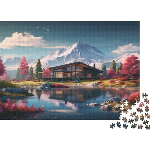 Süße Landschaft Puzzle 1000 Teile Puzzle Kinder Lernspiel Puzzles 1000 Stück Erwachsenen Puzzle Geschicklichkeitsspiel Für Die Ganze Familie Puzzle-Geschenk Ab 14 Jahren von GNMRTFEAE