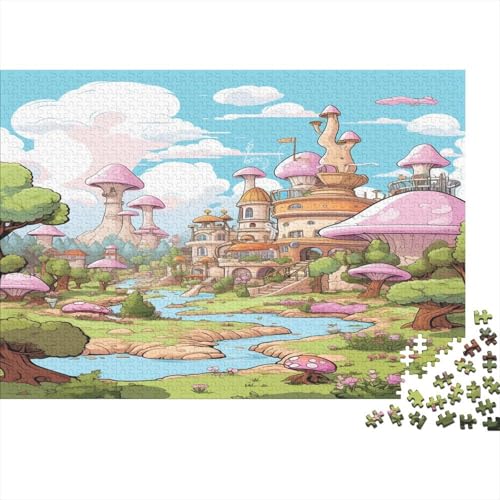 Wunderland Puzzle 1000 Teile Puzzle Kinder Lernspiel 1000 Stück Puzzles Puzzles Für Erwachsene Teenager Geschicklichkeitsspiel Für Die Ganze Familie Spielzeug Geschenk Ab 14 Jahren von GNMRTFEAE