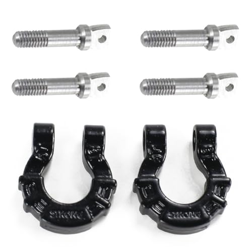 GNURBDILFO Schwarze 1/81/10 Kletterauto-Frontstoßstange U-Förmige Schnalle Rettungsschnalle, Simulierte Zweifarbige U-Förmige Schnalle + Schrauben GNURBDILFO Schwarze 1/81/10 Kletterauto-Frontstoßstange U-Förmige Schnalle Rettungsschnalle, Simulierte Zweifarbige U-Förmige Schnalle + Schrauben von GNURBDILFO