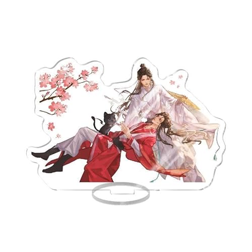 8pcs Tian Guan Ci Fu Anime Figuren Xie Lian/Hua Cheng Doppelseitigen Druck Acryl Desktop Plakette Ornamente Nach Hause Dekoration Modell Sammlung Geschenk 16cm (Type13, 16cm) von GOBIWM