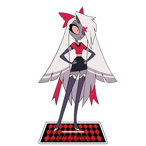 GOBIWM Anime Hazbin Hotel Acryl Stehfigur doppelseitig transparent Stand Alastor/Charlie Morningstar Miniatur-Actionfigur Desktop-Dekoration 16 cm (Typ 14, 16 cm) von GOBIWM