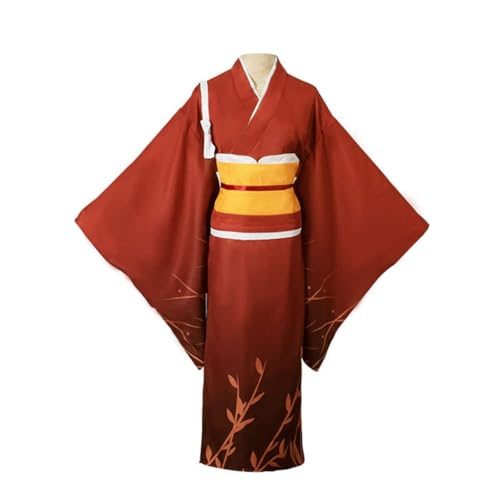 GOBIWM Bungo Stray Dogs Cosplay Izumi Kyouka Cosplay Kostüm Anime Bungo Stray Dogs Izumi Kyouka Kimono Themenparty für Fans (Izumi Kyouka, XL) von GOBIWM