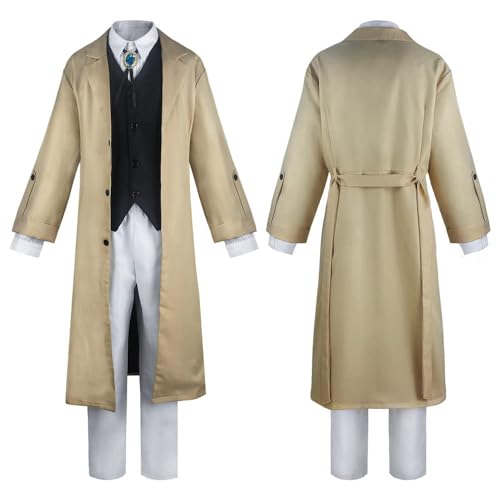 GOBIWM Bungo Stray Dogs Nakahara Chuuya/Dazai Osamu/Akutagawa Ryunosuke/Nakajima Atsushi Cosplay Kostüm für Fans (Dazai Osamu 2, 3XL) von GOBIWM