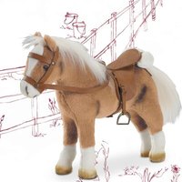 GÖTZ 3401926 Pferd, Haflinger Fritz, 3 teilig 27 cm, 45-50 cm von GÖTZ