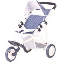 GÖTZ 3402866 3-Rad Puppenwagen, spotty blue von GÖTZ