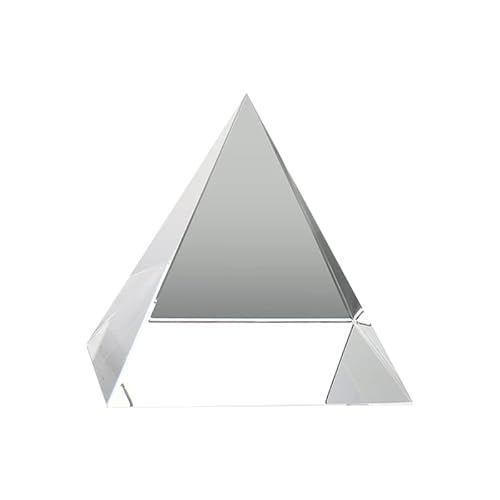 Viereckige Lsosceles rechtwinklige Pyramiden, optische Prismenlinse 40 mm 60 mm 80 mm 100 mm, Pyramidenkristallpyramide Polyeder(40MM) von GOHAPY