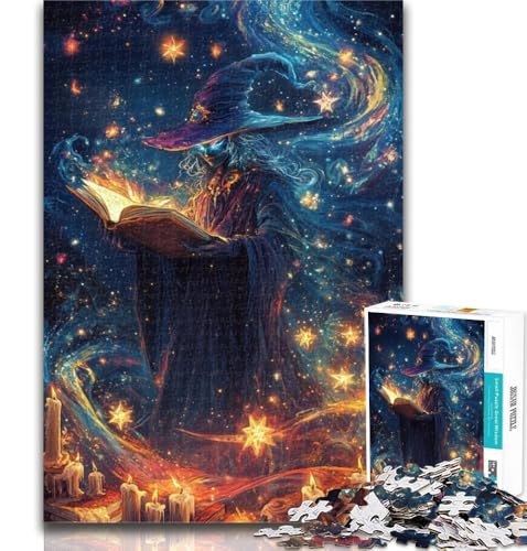 1000-teiliges Puzzle Cosmic Wizard, 1000 Teile für Erwachsene und Jugendliche, Spielzeug, intellektuelles Spiel, Künstlersammlung, bildende Kunst, 50x75cm 1000-teiliges Puzzle Cosmic Wizard, 1000 Teile für Erwachsene und Jugendliche, Spielzeug, intellektuelles Spiel, Künstlersammlung, bildende Kunst, 50x75cm von GOIUYTGM