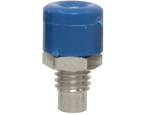 GOKarli 1 Stück Zwerg-Buchse für Zwerg Stecker/Querlochstecker Einbau Miniatur Ø 2,6 mm mit Lötanschluss in 7 (Blau) von GOKarli