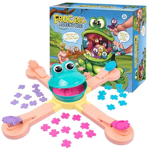 Pop-Up Frosch Pacman Spielzeug-Classic Frog Board Game,Multiplayer Athletics Game,übung Reaktionszeit und Denken Fähigkeiten,überraschung Spannende Familie und Freunde Partyspiele,Eignung für Kind von GOLCUGYJH