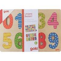 GOKI 2814 Holzpuzzle im Doppelpack Alphabet und Zahlen von GOLLNEST & KIESEL GOKI