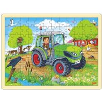 GOKI 57326 Einlegepuzzle 96 Teile Traktor von GOLLNEST & KIESEL GOKI