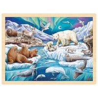 GOKI 57328 Einlegepuzzle 96 Teile Polarnacht GOKI 57328 Einlegepuzzle 96 Teile Polarnacht von GOLLNEST & KIESEL GOKI