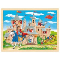 GOKI 57335 Einlegepuzzle 96 Teile Ritterburg von GOLLNEST & KIESEL GOKI