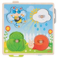 GOKI 57340 Hintergrundbildpuzzle Im Garten von GOLLNEST & KIESEL GOKI