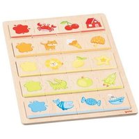 GOKI 57343 Holzpuzzle 20 Teile Mein erstes Farbenpuzzle von GOLLNEST & KIESEL GOKI