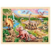 GOKI 57348 Einlegepuzzle 96 Teile Dinosaurierwanderung GOKI 57348 Einlegepuzzle 96 Teile Dinosaurierwanderung von GOLLNEST & KIESEL GOKI