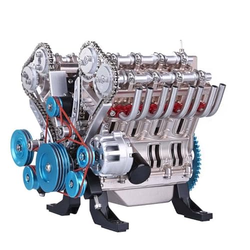 V8-Motor-Modellbausatz, über 500 Teile, 1:3 V8-Motor-Modellbausatz, DIY-Automotor-Modellbausatz, über 500 Teile, pädagogisches Experimentierspielzeug. von GOLOLL