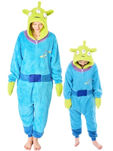 GONAAP Einteiler für Erwachsene, Sherpa-Tiere, Einteiler, Cosplay-Kostüm für Damen und Herren, Alien, 11-12 Years von GONAAP