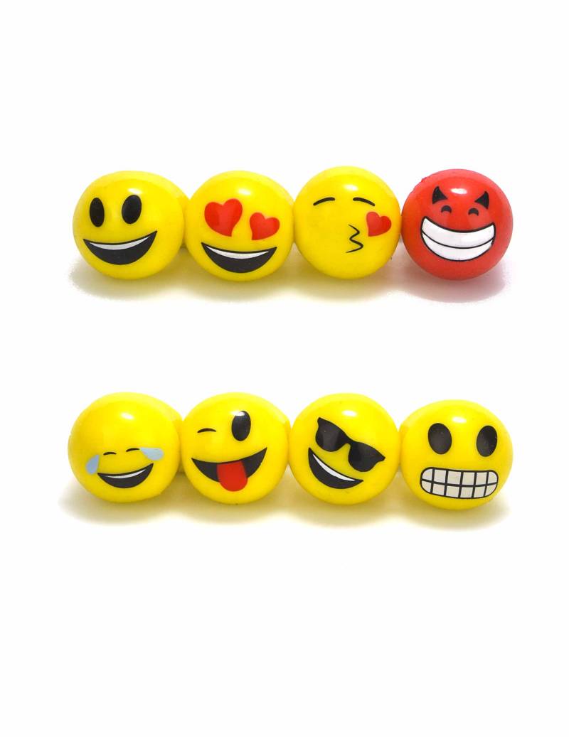 Emoji LED-Ring Lizenzartikel bunt von GOODMARK