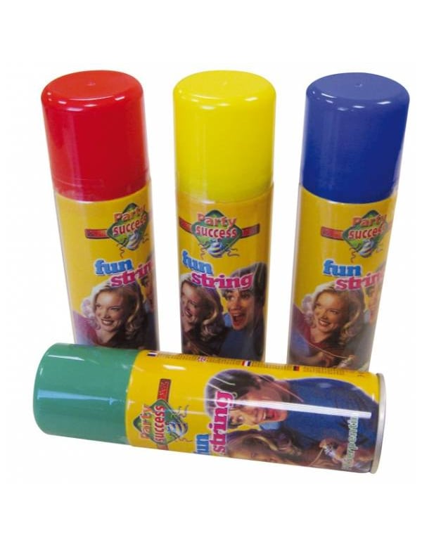 Luftschlangen-Spray Silvester Party-Deko bunt 100ml von GOODMARK