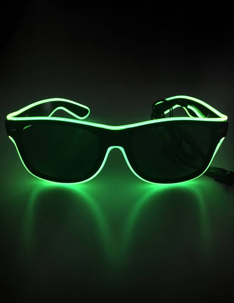 Neon-Brille leuchtend Accessoire bunt von GOODMARK